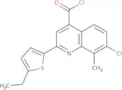 7-Chloro-2-(5-ethyl-2-thienyl)-8-methylquinoline-4-carbonyl chloride