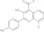 8-Chloro-3-methyl-2-(4-methylphenyl)quinoline-4-carbonyl chloride