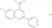 6-Chloro-2-pyridin-4-ylquinoline-4-carbonyl chloride hydrochloride