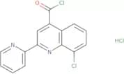 8-Chloro-2-pyridin-2-ylquinoline-4-carbonyl chloride hydrochloride