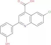 6-Chloro-2-(3-hydroxyphenyl)quinoline-4-carboxylic acid