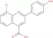 8-Chloro-2-(4-hydroxyphenyl)quinoline-4-carboxylic acid