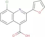 8-Chloro-2-(2-furyl)quinoline-4-carboxylic acid
