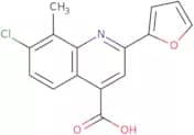 7-Chloro-2-(2-furyl)-8-methylquinoline-4-carboxylic acid