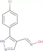 3-(4-Chlorophenyl)-1H-pyrazole-4-carbaldehyde oxime