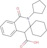 2'-Cyclopentyl-1'-oxo-1',4'-dihydro-2'H-spiro[cyclohexane-1,3'-isoquinoline]-4'-carboxylic acid