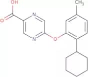 5-(2-Cyclohexyl-5-methylphenoxy)pyrazine-2-carboxylic acid