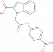 1-{2-[(4-Carboxyphenyl)amino]-2-oxoethyl}-1H-indole-2-carboxylic acid