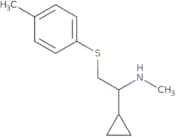 {1-Cyclopropyl-2-[(4-methylphenyl)thio]ethyl}methylamine