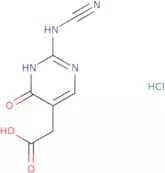 [2-(Cyanoamino)-4-hydroxypyrimidin-5-yl]acetic acid hydrochloride