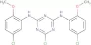6-Chloro-N,N'-bis(5-chloro-2-methoxyphenyl)-1,3,5-triazine-2,4-diamine