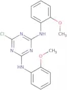 6-Chloro-N,N'-bis(2-methoxyphenyl)-1,3,5-triazine-2,4-diamine