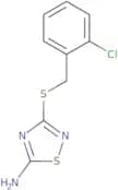3-[(2-Chlorobenzyl)thio]-1,2,4-thiadiazol-5-amine