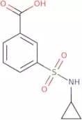 3-[(Cyclopropylamino)sulfonyl]benzoic acid