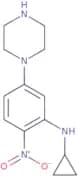 N-Cyclopropyl-2-nitro-5-piperazin-1-ylaniline