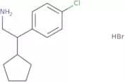 [2-(4-Chlorophenyl)-2-cyclopentylethyl]amine hydrobromide