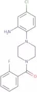 {5-Chloro-2-[4-(2-fluorobenzoyl)piperazin-1-yl]phenyl}amine
