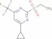 4-Cyclopropyl-2-(ethylsulfonyl)-6-(trifluoromethyl)pyrimidine