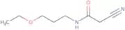 2-Cyano-N-(3-ethoxypropyl)acetamide
