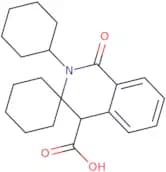 2'-Cyclohexyl-1'-oxo-1',4'-dihydro-2'H-spiro[cyclohexane-1,3'-isoquinoline]-4'-carboxylic acid