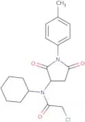 2-Chloro-N-cyclohexyl-N-[1-(4-methylphenyl)-2,5-dioxopyrrolidin-3-yl]acetamide