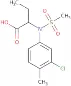 2-[(3-Chloro-4-methylphenyl)(methylsulfonyl)amino]butanoic acid