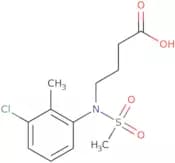 4-[(3-Chloro-2-methylphenyl)(methylsulfonyl)amino]butanoic acid