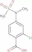2-Chloro-4-[methyl(methylsulfonyl)amino]benzoic acid