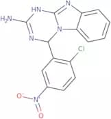 4-(2-Chloro-5-nitrophenyl)-1,4-dihydro[1,3,5]triazino[1,2-a]benzimidazol-2-amine