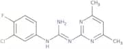 N-(3-Chloro-4-fluorophenyl)-N'-(4,6-dimethylpyrimidin-2-yl)guanidine