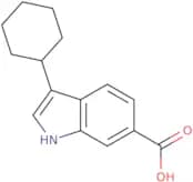 3-Cyclohexyl-1H-indole-6-carboxylic acid