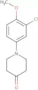 1-(3-Chloro-4-methoxyphenyl)-4-piperidone