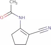 N-(2-Cyano-1-cyclopenten-1-yl)-acetamide