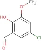 5-Chloro-2-hydroxy-3-methoxybenzaldehyde