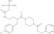 4-[[[(4-Chlorophenyl)methyl][2-[[(tert-butoxy)carbonyl]amino]ethyl]amino]carbonyl]-1-piperazinecar…