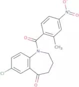 7-Chloro-1,2,3,4-tetrahydro-1-(2-methyl-4-nitrobenzoyl)-5H-1-benzazepin-5-one