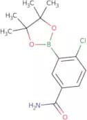 5-Carbamoyl-2-chlorophenylboronic acid, pinacol ester
