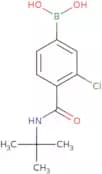 3-Chloro-4-(N-tert-butylcarbamoyl)phenylboronic acid