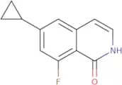 6-Cyclopropyl-8-fluoroisoquinolin-1(2H)-one