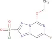 2-Chlorosulfonyl-7-fluoro-5-ethoxy[1,2,4]triazolo[1,5-c]-pyrimidine