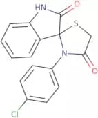 3-(4-chlorophenyl)spiro[1,3-thiazolidine-2,3'-indoline]-4,7-dione
