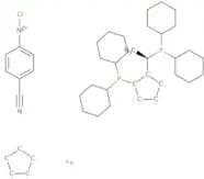 Chloro(4-cyanophenyl){(R)-1-[(S)-2-(dicyclohexylphosphino)ferrocenyl]ethyl (dicyclohexylphosphine)…