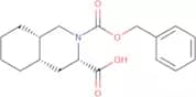 (3S,4aS,8aS)-2-Carbobenzyloxy-decahydro-3-isoquinolinecarboxylic acid