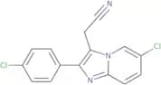 6-Chloro-2-(4-chlorophenyl)imidazo[1,2-a]pyridine-3-acetonitrile