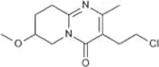 3-(2-Chloroethyl)-6,7,8,9-tetrahydro-7-methoxy-2-methyl-4H-pyrido[1,2-a]pyrimidin-4-one