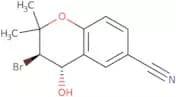 6-Cyano-trans-3-bromo-3,4-dihydro-2,2-dimethyl-2H-benzo-[b]-pyran-4-ol