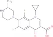 1-Cyclopropyl-6,8-difluoro-1,4-dihydro-7-(3-methyl-1-piperazinyl)-4-oxo-3-quinolinecarboxylic acid
