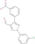 1-(3-Chlorophenyl)-3-(3-nitrophenyl)-1H-pyrazole-4-carbaldehyde