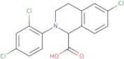 6-Chloro-2-(2,4-dichlorophenyl)-1,2,3,4-tetrahydroisoquinoline-1-carboxylic acid