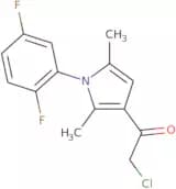 2-chloro-1-[1-(2,5-difluorophenyl)-2,5-dimethyl-1h-pyrrol-3-yl]-1-ethanone